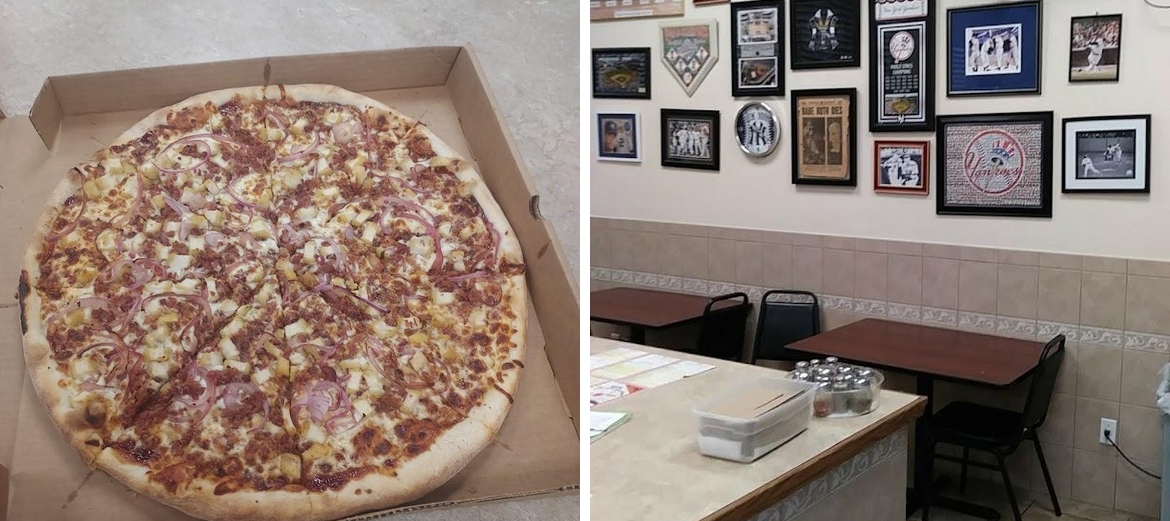T J's New York Style Pizzeria Menu